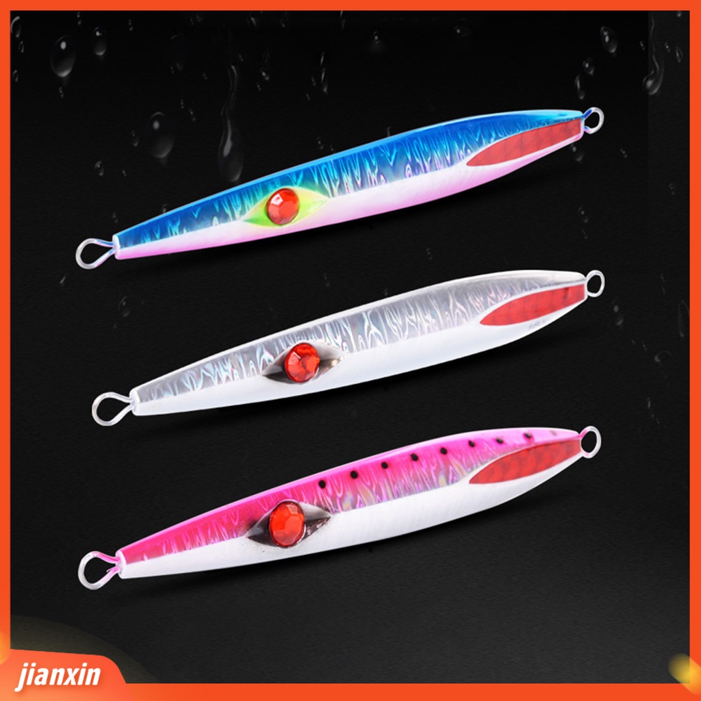 (In Stock) 130g /160g Luminous Slow Sinking Fall Umpan Buatan Jig Untuk Angling