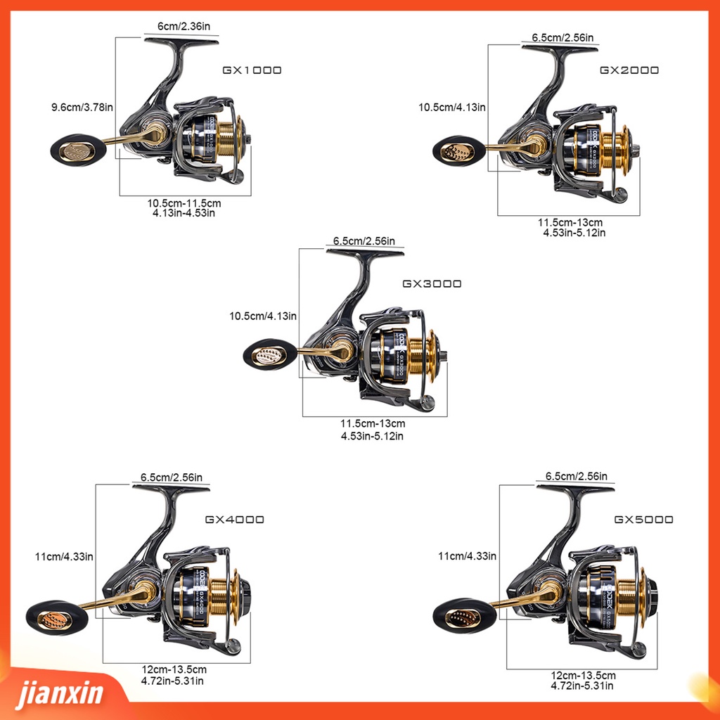 (In Stock) Gapless Fishing Reel Tahan Abrasi Aluminium Alloy Kekerasan Tinggi Gigi Piringan Roda Pancing Untuk Memancing