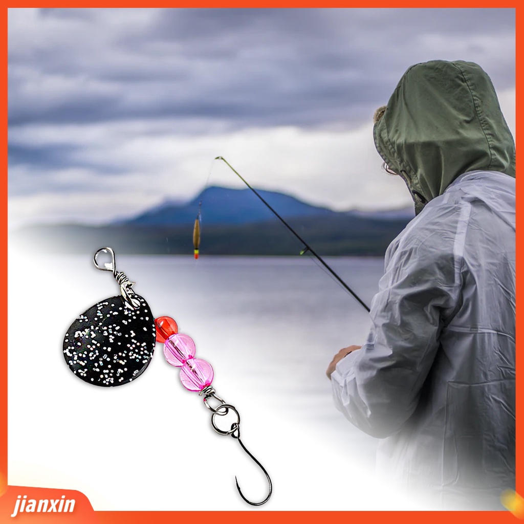 (In Stock) 2g 6cm Umpan Pancing Bentuk Benih Melon Menarik Metal Rotating Hard Swimbait Untuk Trout Salmon