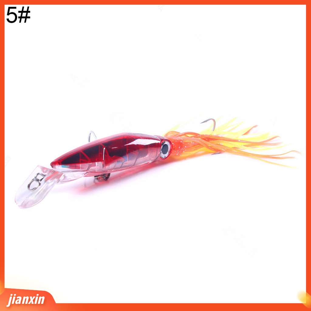 (In Stock) Simulasi Memancing Gurita Manusia Hidup Buatan Lembut Tajam Lure Hooks Bait Tackle