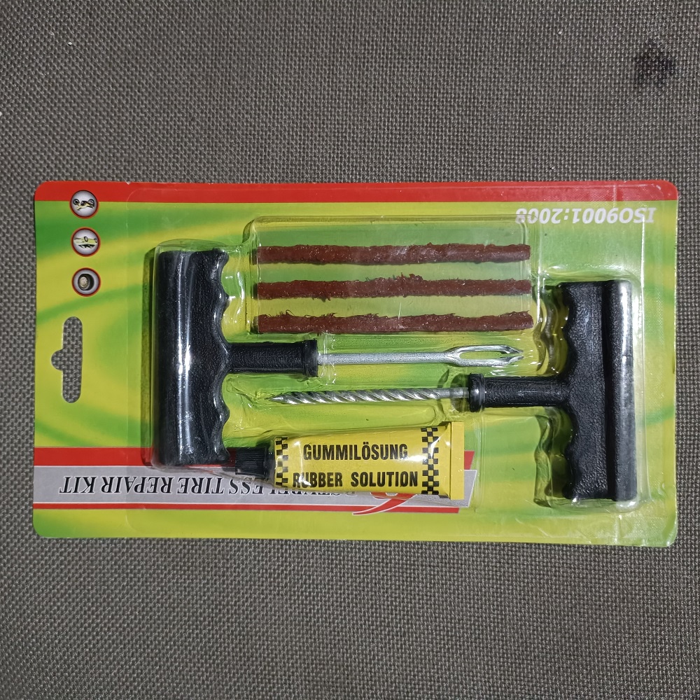 set alat tambal ban tubeless (Tire Repair Kit) Tusukan Ban