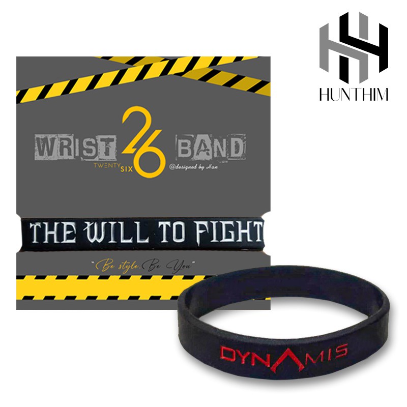 GELANG TANGAN PRIA rubber HH THEWILLTOFIGHT