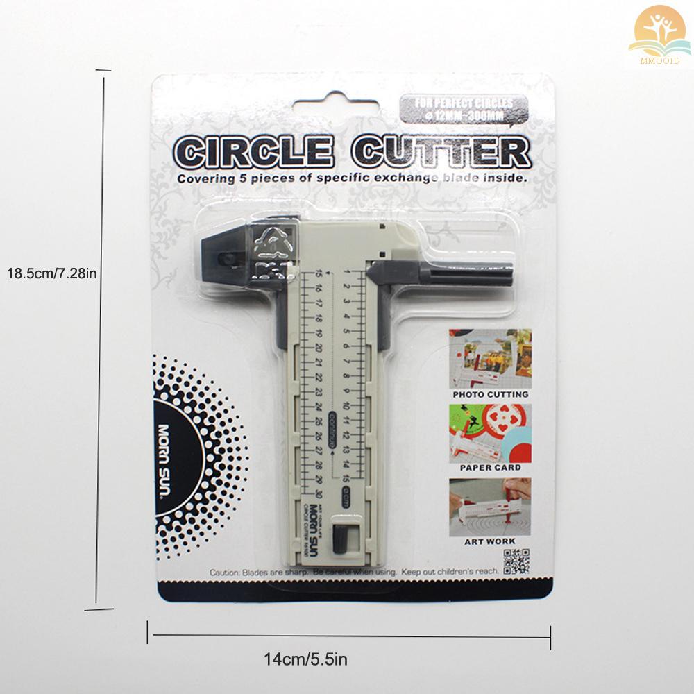 In Stock Rotary Compass Circle Cutter Ukuran Besar DIY 12mm-300mm Round Circular Cutting Untuk Kertas Foto Kartu Heat Shrink Film Cutting Patchwork Art Craft Tool