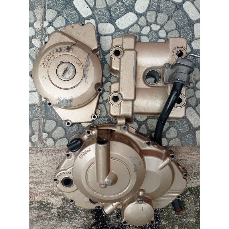 Tutup blok mesin satria fu original copotan