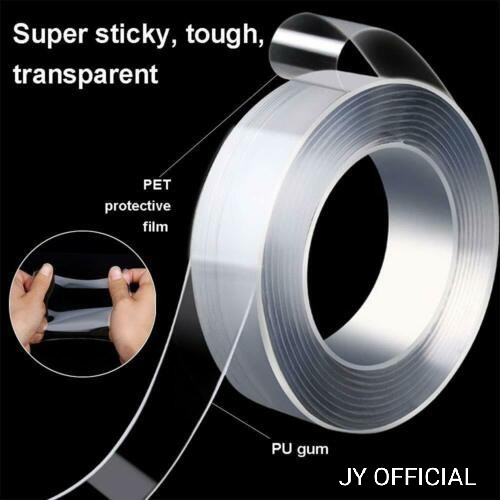 

[YZL] Double Tape Nano Double Tape [TEBAL] Super Tape Kuat Dicuci Tanpa Bekas ISOLASI NANO GANTUNGAN
