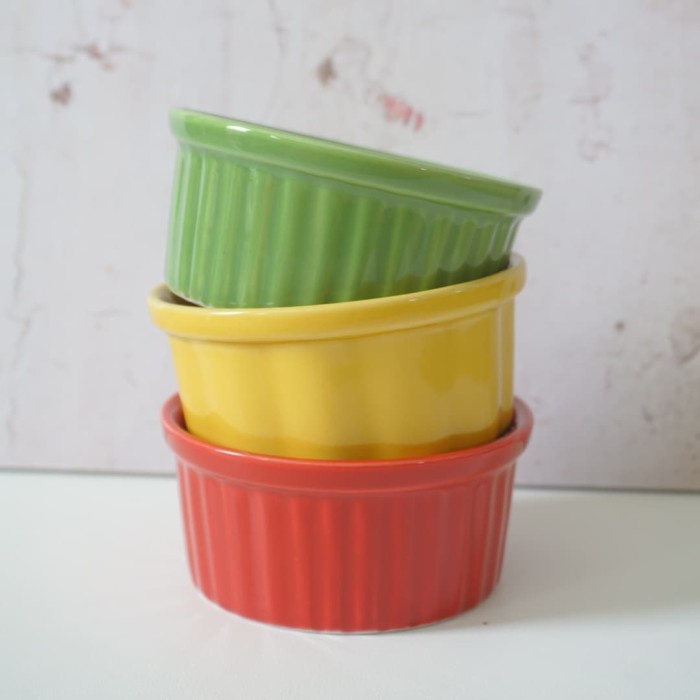 properti foto ramekin bulat - Motif Ayam