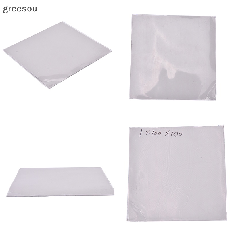 Greesou GPU CPU Heatsink Pendingin Thermal Conductive Silicone Pad 100mmx100mmx1mm ID