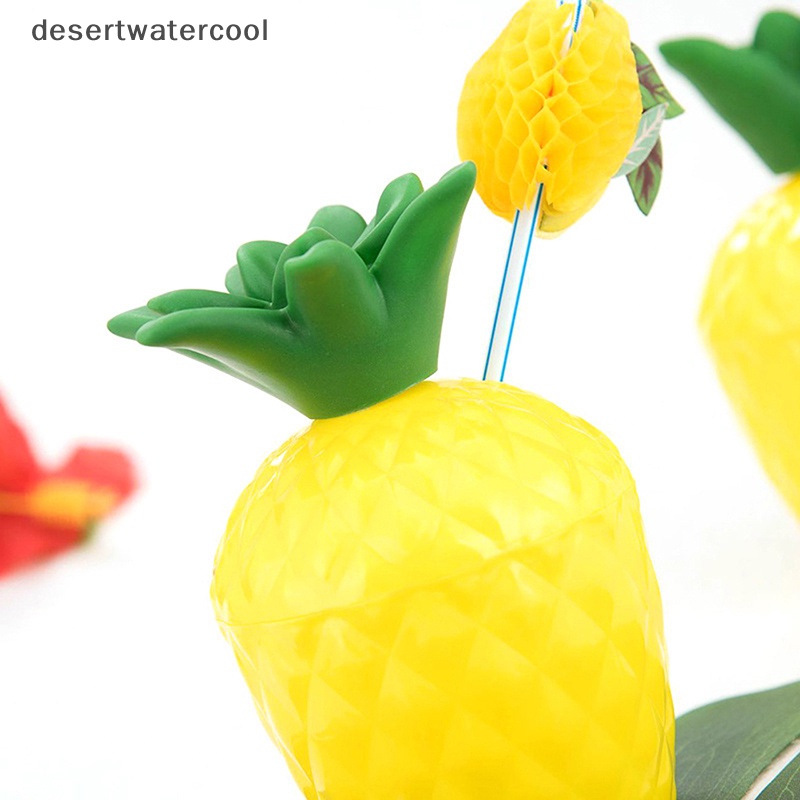 Deid Hawaii Party Pineapple Coconut Cangkir Minum Summer Hawaii Tropical Party Decor Martijn