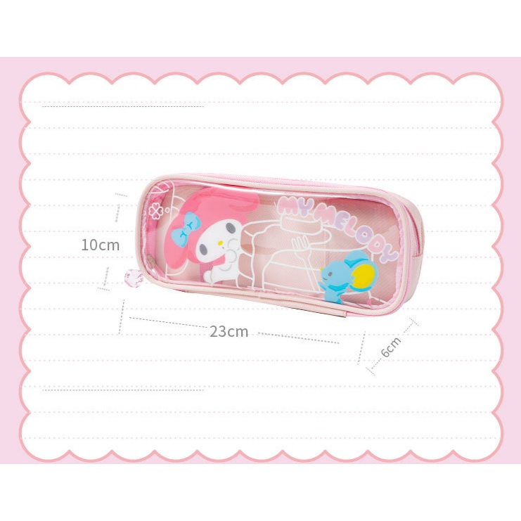 tempat pensil ori sanrio pencil case cinnamoroll kuromi melody hk