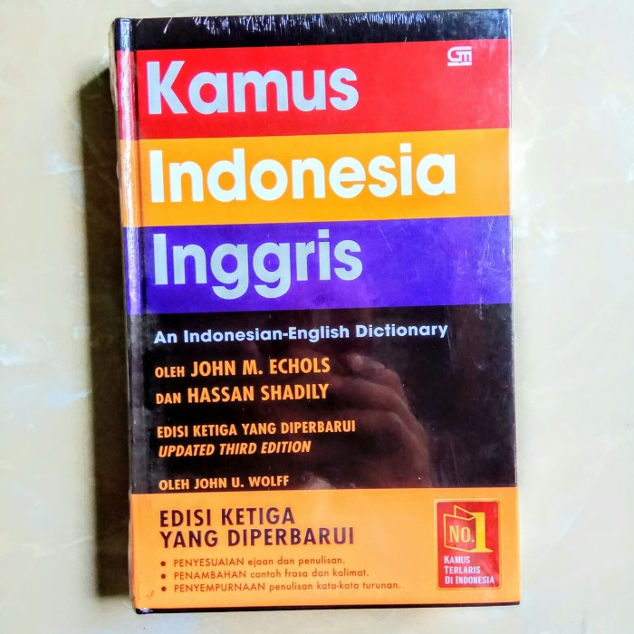 Kamus Bahasa Inggris John echol  Indonesia-inggris