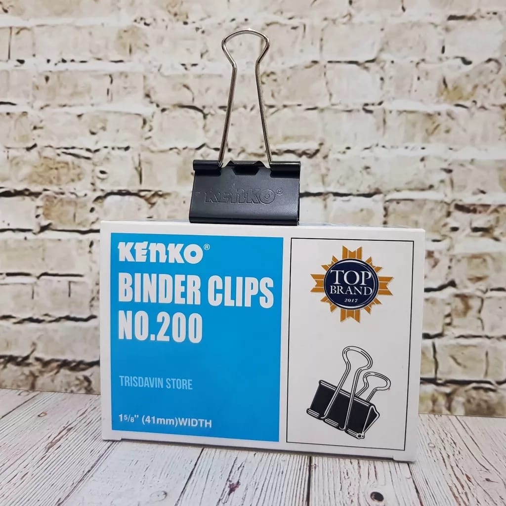 

Binder Clips KENKO No. 200 (41 mm) isi 12 Buah