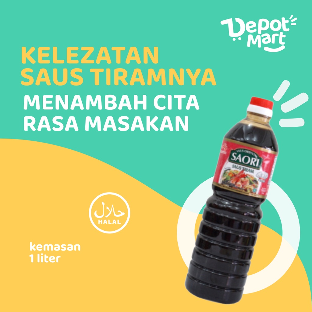 

Saori Saus Tiram 1 Liter