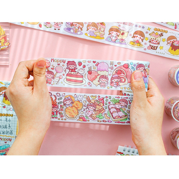 

Washi Tape FOOD SERIES 5cm x 3m / Washi Paper Bujo Journaling Scrapbook Sticker Deco Masking Tape Hiasan Journal 3