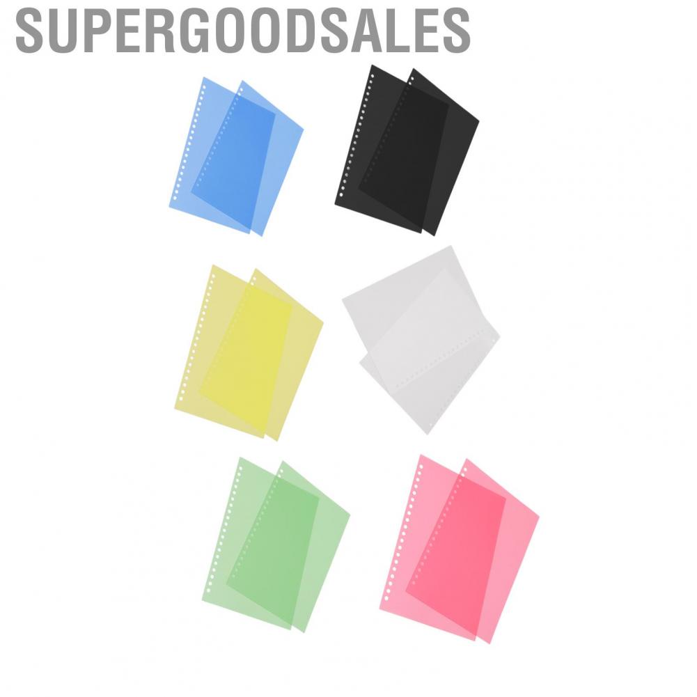 Supergoodsales Binding Presentation Cover  Sheet Protector Easy Cleaning PP Plastic for Report