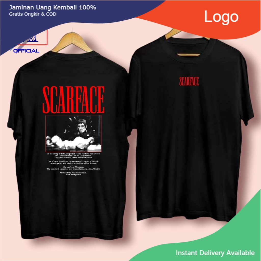 KAOS VINTAGE FILM SCARFACE 1983 | T-SHIRT MOVIE SCARFACE