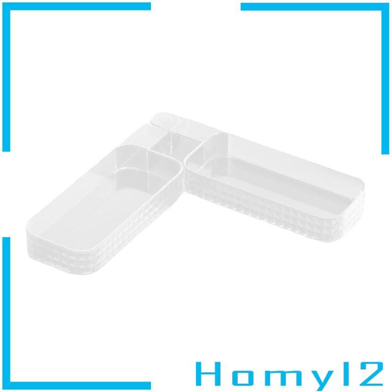 [HOMYL2] Shower Corner Rack Storage Mudah Digunakan Rak Kamar Mandi Untuk Hotel Asrama Dapur