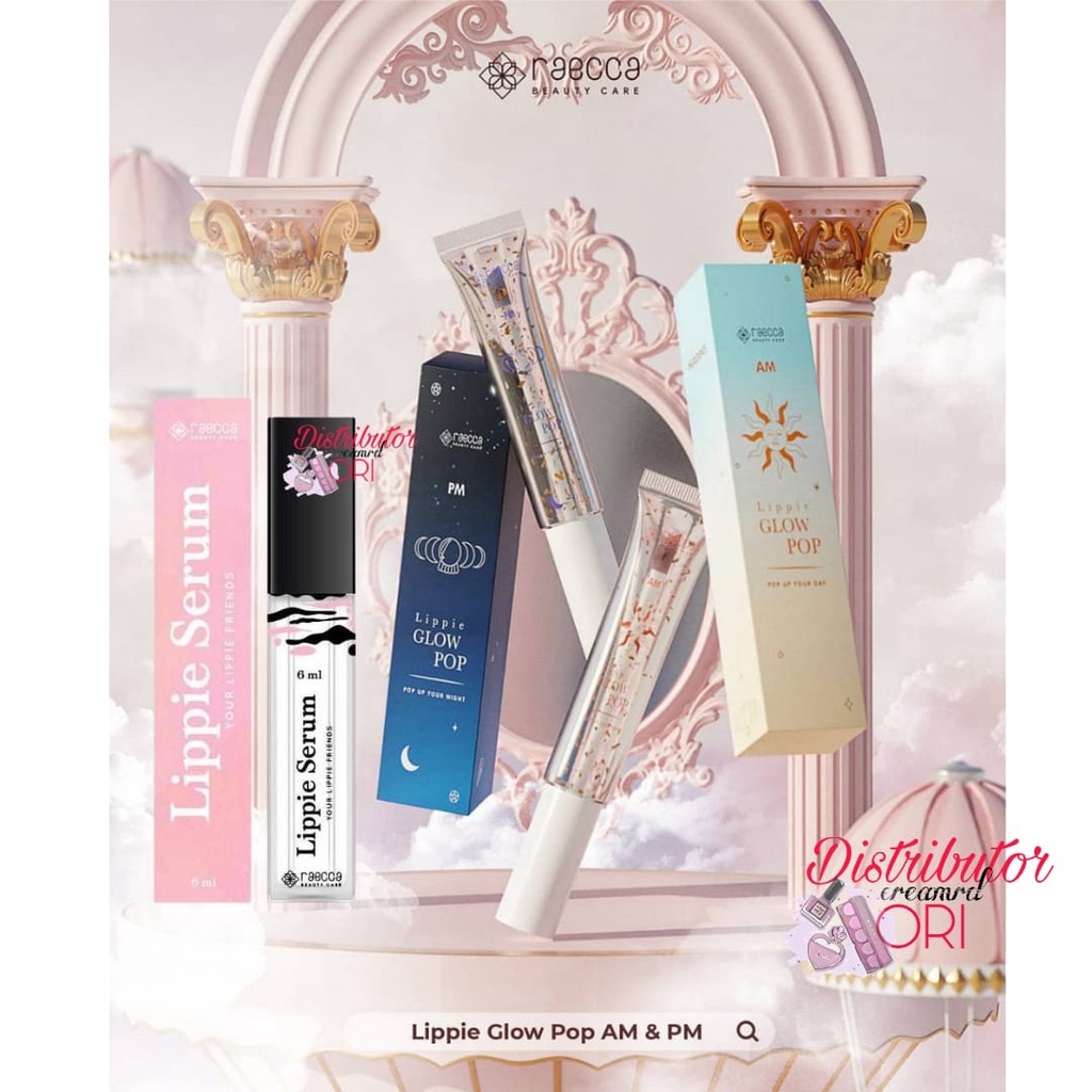 READY Lippie Serum By Raecca | Lippie Glow PoP AM PM BPOM Original 100%