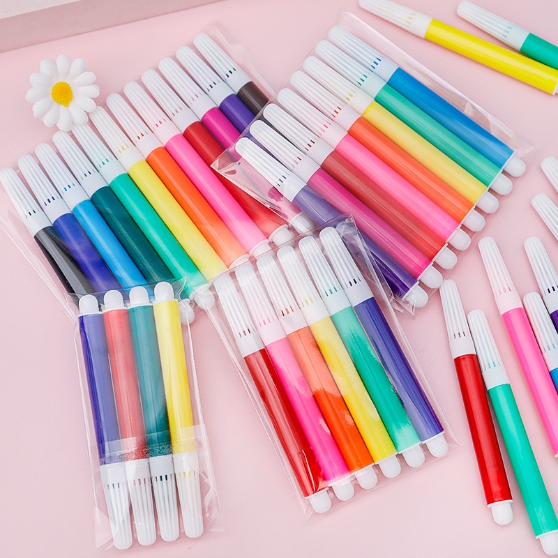 

[HARU] Cat Spidol Set 6 warna 12 warna Markers Pen