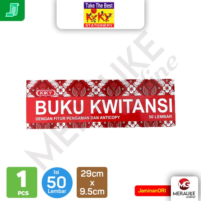 

Buku Kwitansi KIKY 50 Lembar Besar