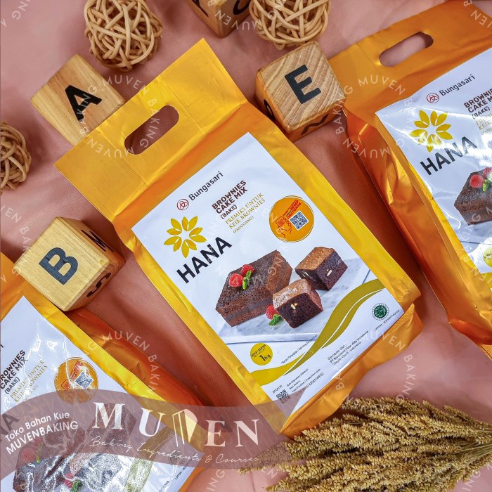 

BUNGASARI TEPUNG BROWNIES CAKE MIX 1 KG / PREMIX BROWNIE BROWNIS