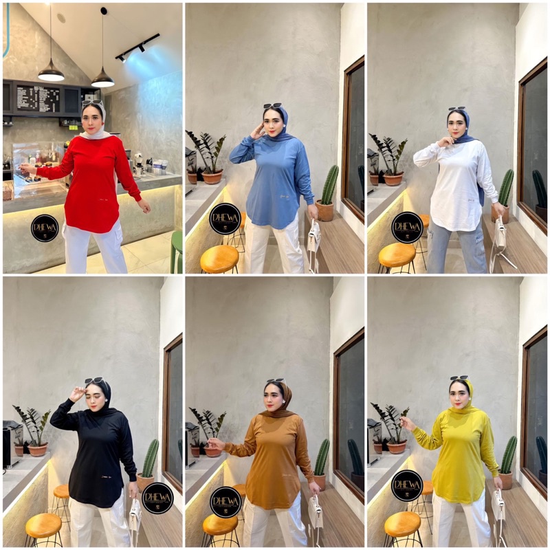 top oval dhewa kaos dhewa