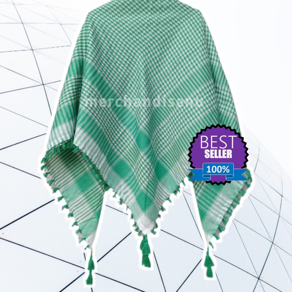 Sorban Habib / Sorban Kepala Putih / Sorban Kepala Dewasa / Surban Rumbai Penutup Syal / Sorban Kepa