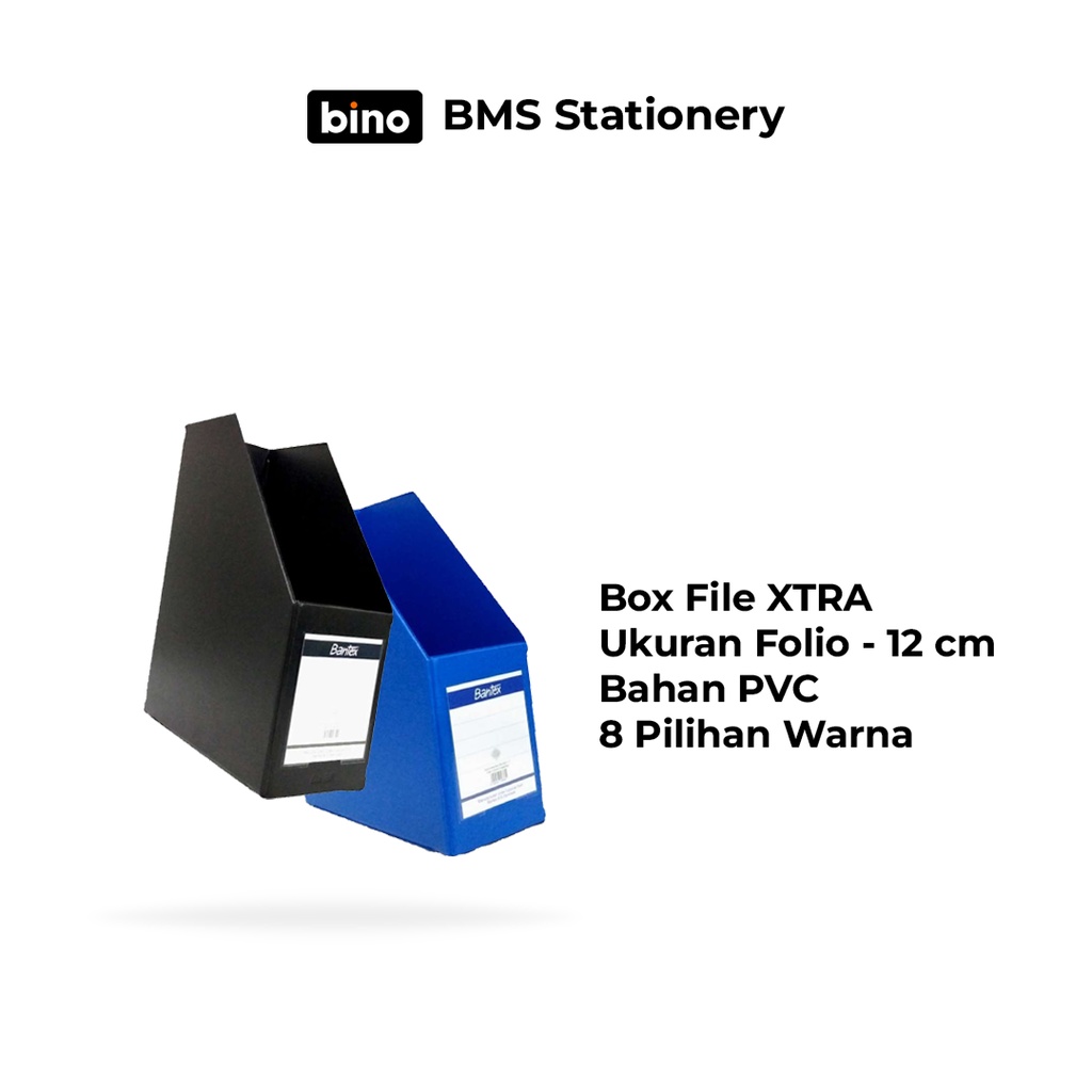 

[BMS Bekasi] Bantex Box File / Magazine File Extra Jumbo Lebar 12 cm Ukuran Folio - 4021