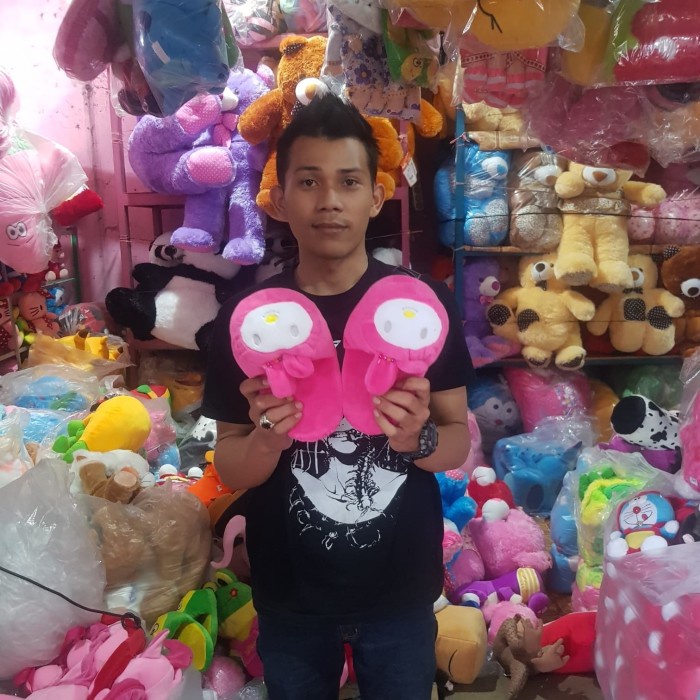 LYLE - SENDAL SANDAL KAMAR TIDUR RUMAH ANAK WANITA BONEKA MELODY PINK FANTA