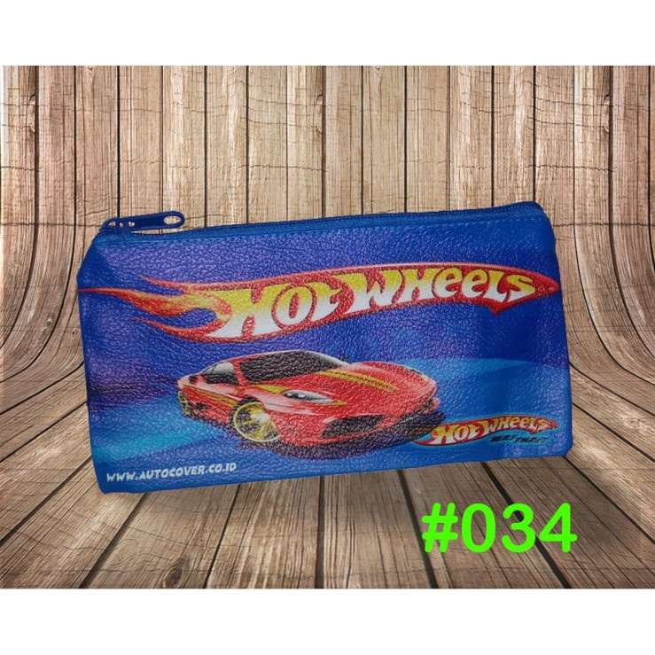 

produk baru Tempat Pensil HOT WHEELS Pencil Case Dompet Pouch Kosmetik Wadah Uang Kostak Kotak Alat Tulis #034