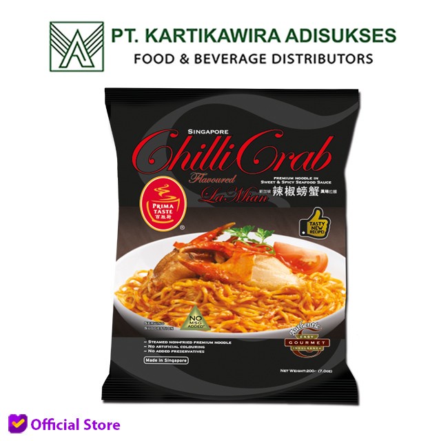

Prima Taste Chilli Crab Lamian 200gr