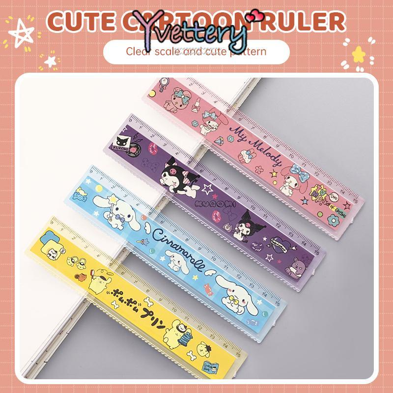 

❤️COD Penggaris Kartun Sanrio Penggaris Lurus Panjang Kreatif Penggaris Lurus Lucu Perlengkapan Belajar Siswa-Yy