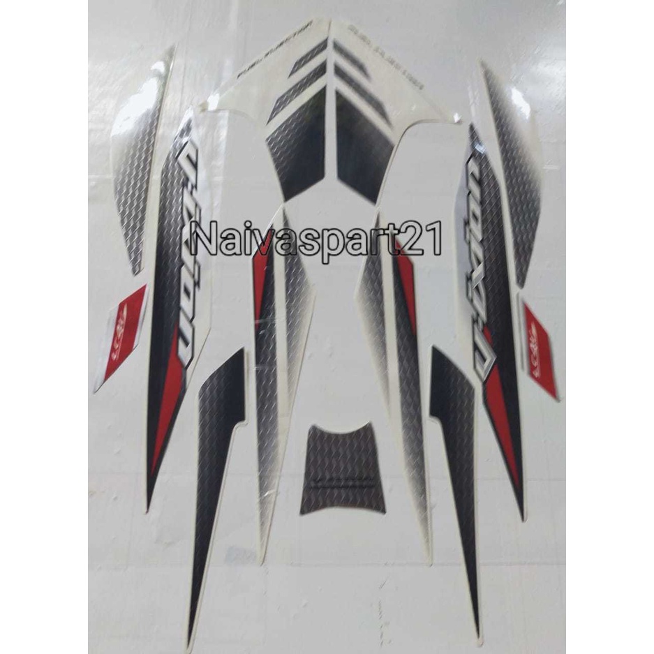 stiker striping motor yamaha vixion new 2014 putih/stiker striping motor yamaha vixion new 2014/Stri