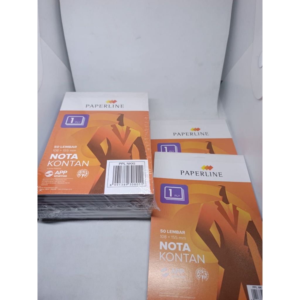 

NOTA KONTAN TANGGUNG 1 2 PLY WARNA 50 LEMBAR 25 SET MEREK PAPERLINE 1 PAK ISI 10 PCS NOTA