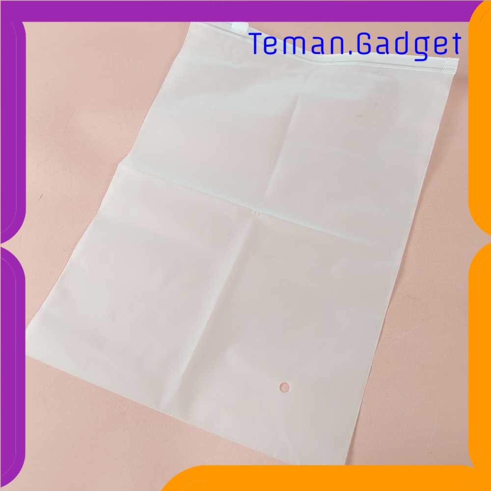 TG - TRV LINDA Kantong Plastik PVC Pouch Zipper Organizer Travel - LIN3S