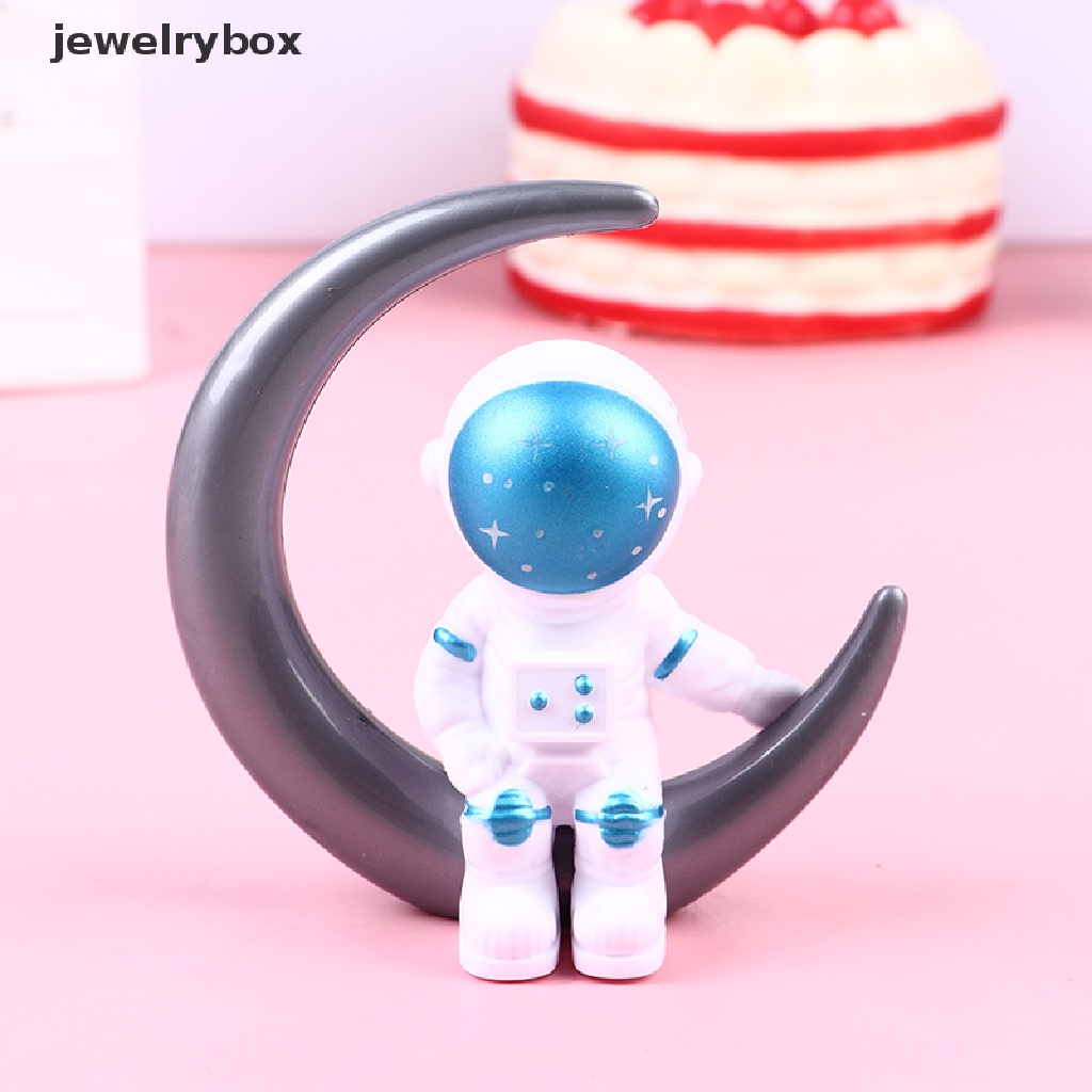 [jewelrybox] Topper Kue Astronot Space Universe Hiasan Kue Ruang Ulang Tahun Pesta Props Butik