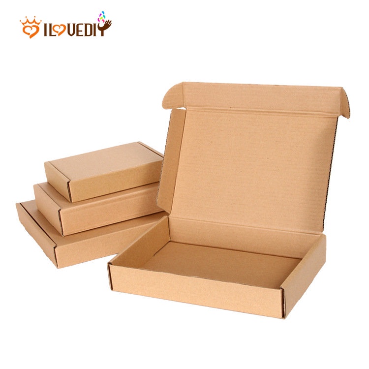 Hot Sale/Premium Brown Kraft Paper Box/Kotak Kemasan Kertas Kado Kecil/Karton Karton Karton Pesta Pernikahan DIY Supply Packing Box
