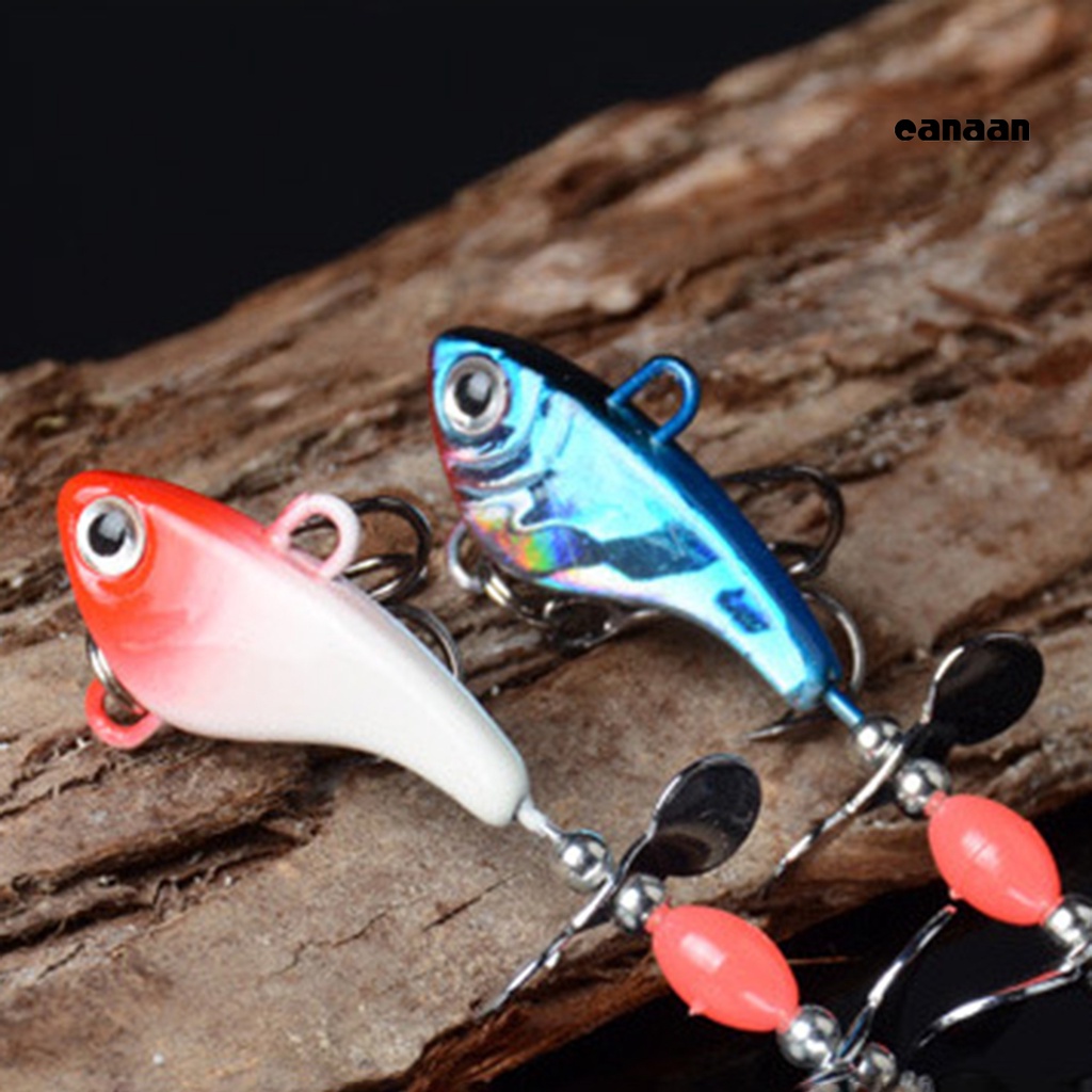 Cnn-13g 8.5cm 3D Eyes Luminous Fake Lure Dengan Bulu Berputar Spinner Sequin Memancing Lure Fishing Tools