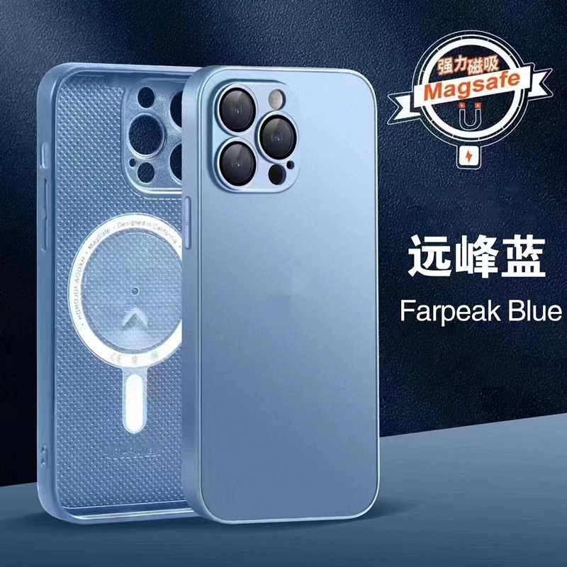 Ag film Pelindung Lensa shell Kaca frosting Untuk iphone14promax 13Pro 11promax Berdiri Sendiri LOGO Merek shockproof cover casing