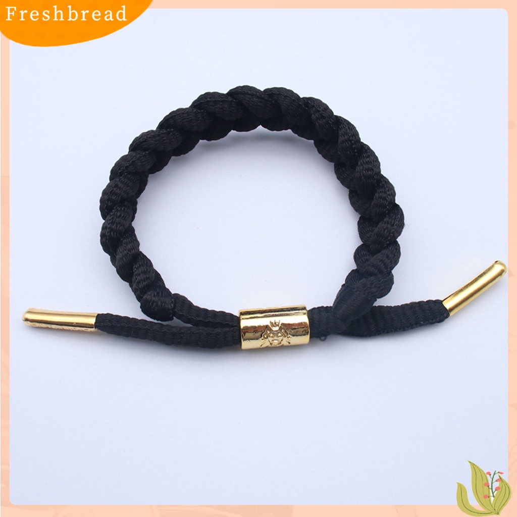 &lt; Freshbread &gt; Adjustable Handmade Anyaman Hologram Reflektif Gelang Dikepang Gelang Aksesoris Fashion