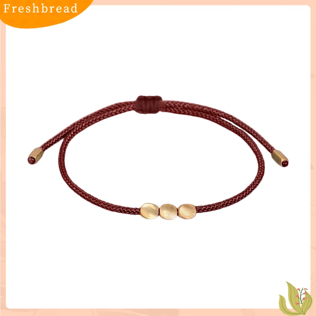 &lt; Freshbread &gt; Gelang Persahabatan Dengan Charms Adjustable Handmade Temperamen Hias Hias Aksesoris Unisex Handmade Braided Bracelet Untuk Kehidupan Sehari-Hari