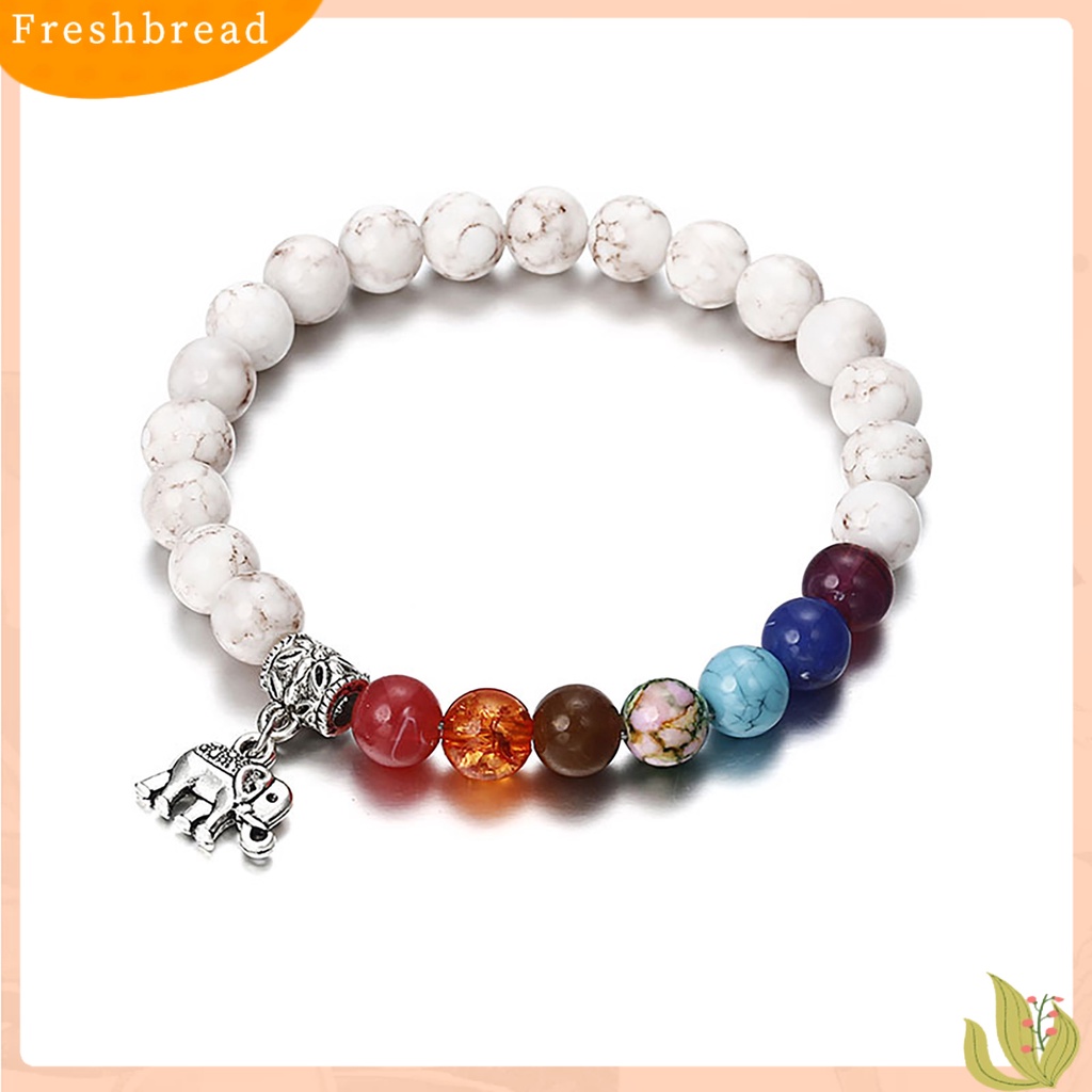 &lt; Freshbread &gt; Wanita Gelang Cakra Gajah Pirus Putih Kreatif Lady Bangles Bangles