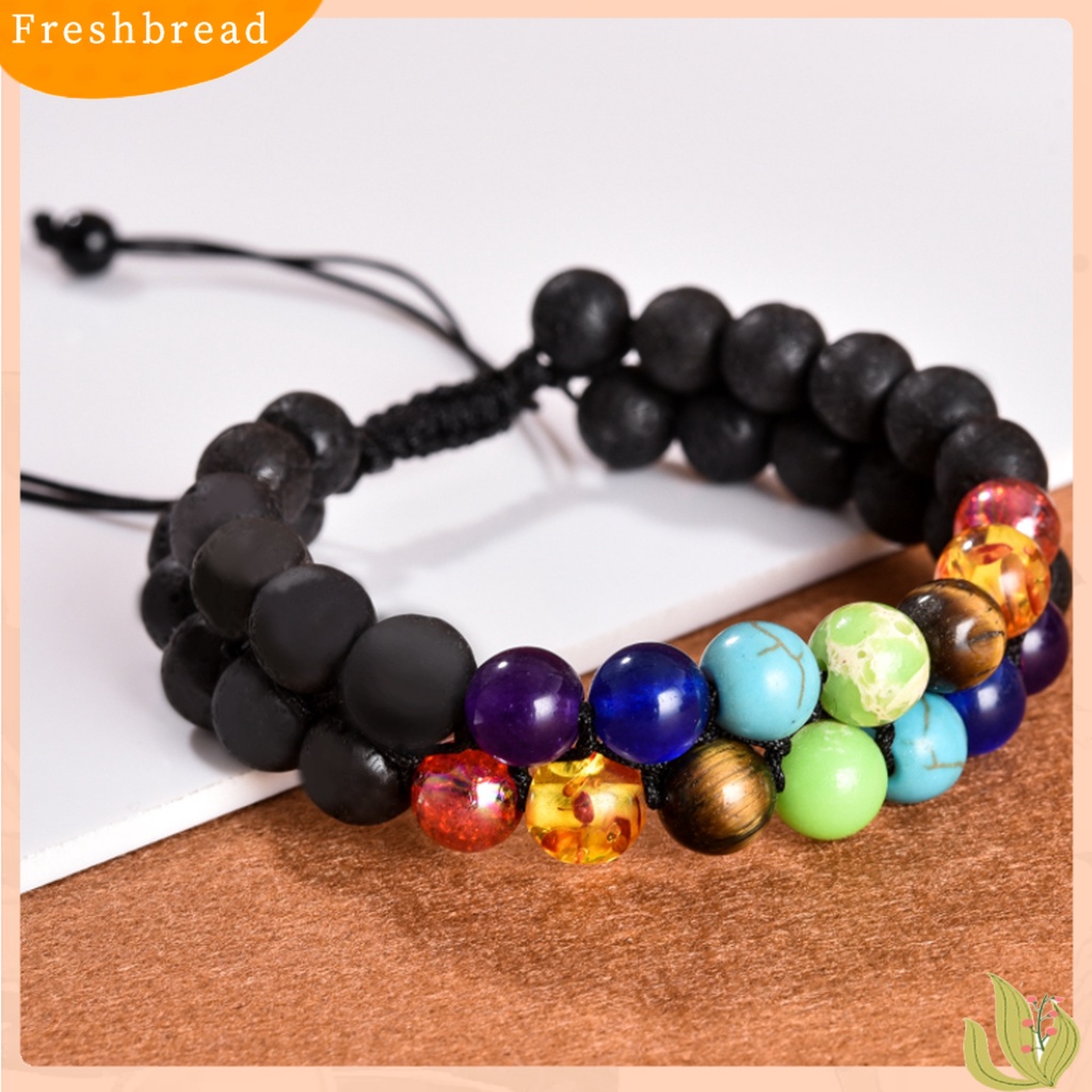 &lt; Freshbread &gt; Manik-Manik Kepang Ganda Planet Gelang Milky Way Universe Stone Frosted Bracelet Untuk Hadiah