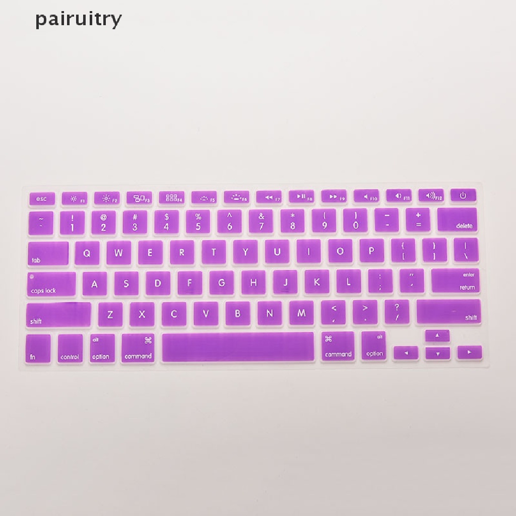 Prt Case Penutup Kulit Keyboard Bahan Silikon Untuk Macbook Air Pro 13 &quot;15&quot; 17inci PRT