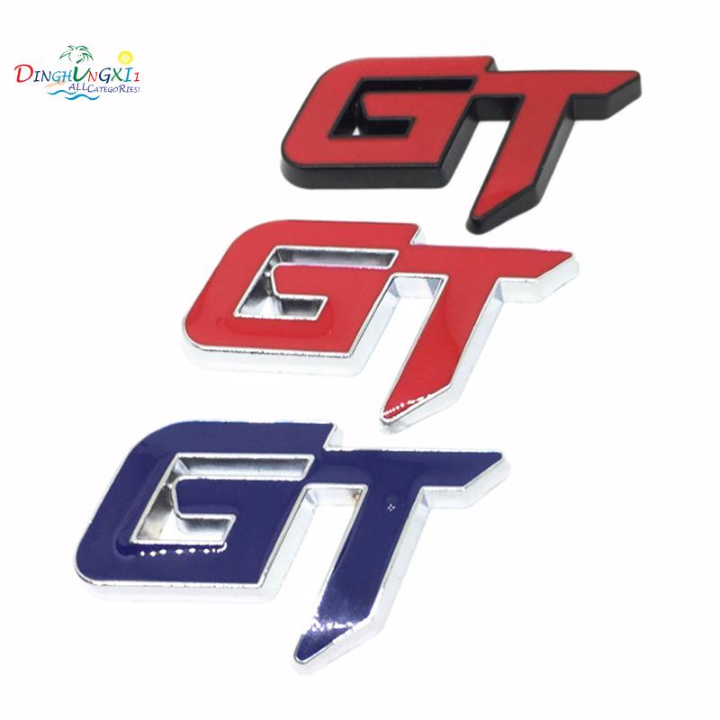 Stiker Mobil Logo Gt 3d Fashion Stiker Dekorasi Mobil Untuk Ford Mustang Focus2 3 Fiesta Ranger Mondeo Mk2