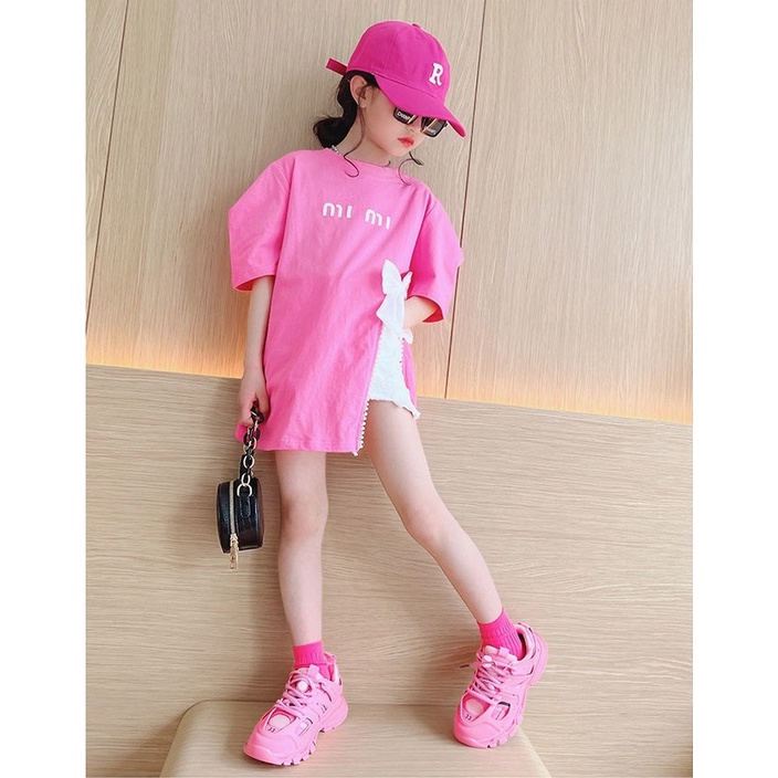 BAJU KAOS ATASAN ANAK PEREMPUAN CEWEK MODIS KEKINIAN IMPORT