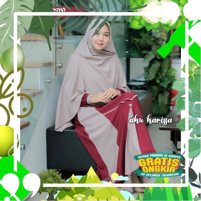 SET SYAR'I MARYAM DAN MAUZA BY AKU KARISSA/SET SYAR'I MARYAM/SET SYAR'I AKU KARISSA/SET SYAR'I/GAMIS