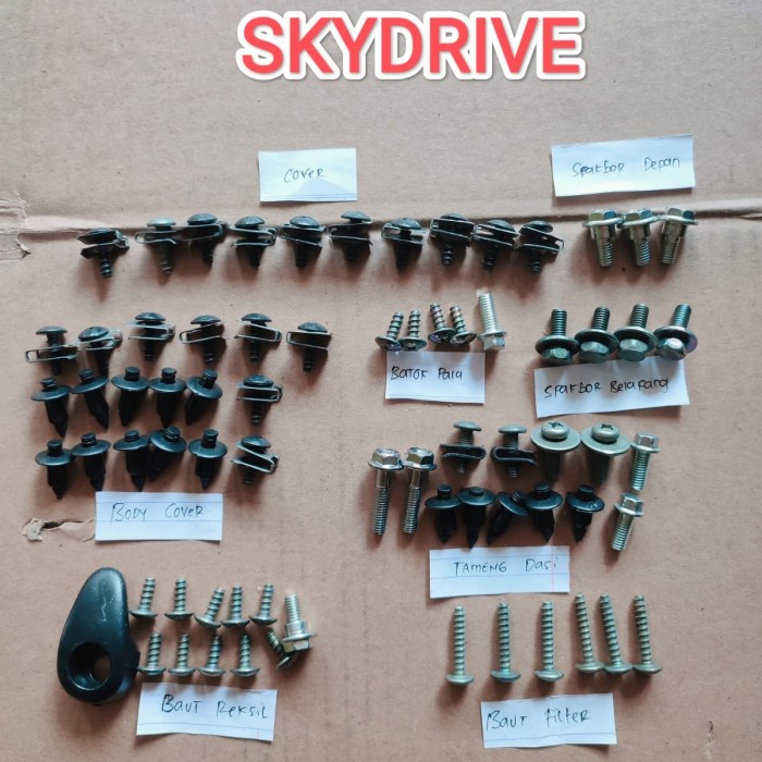 Baut original Fullset Body Suzuki SkyDrive - baut full body SkyDrive