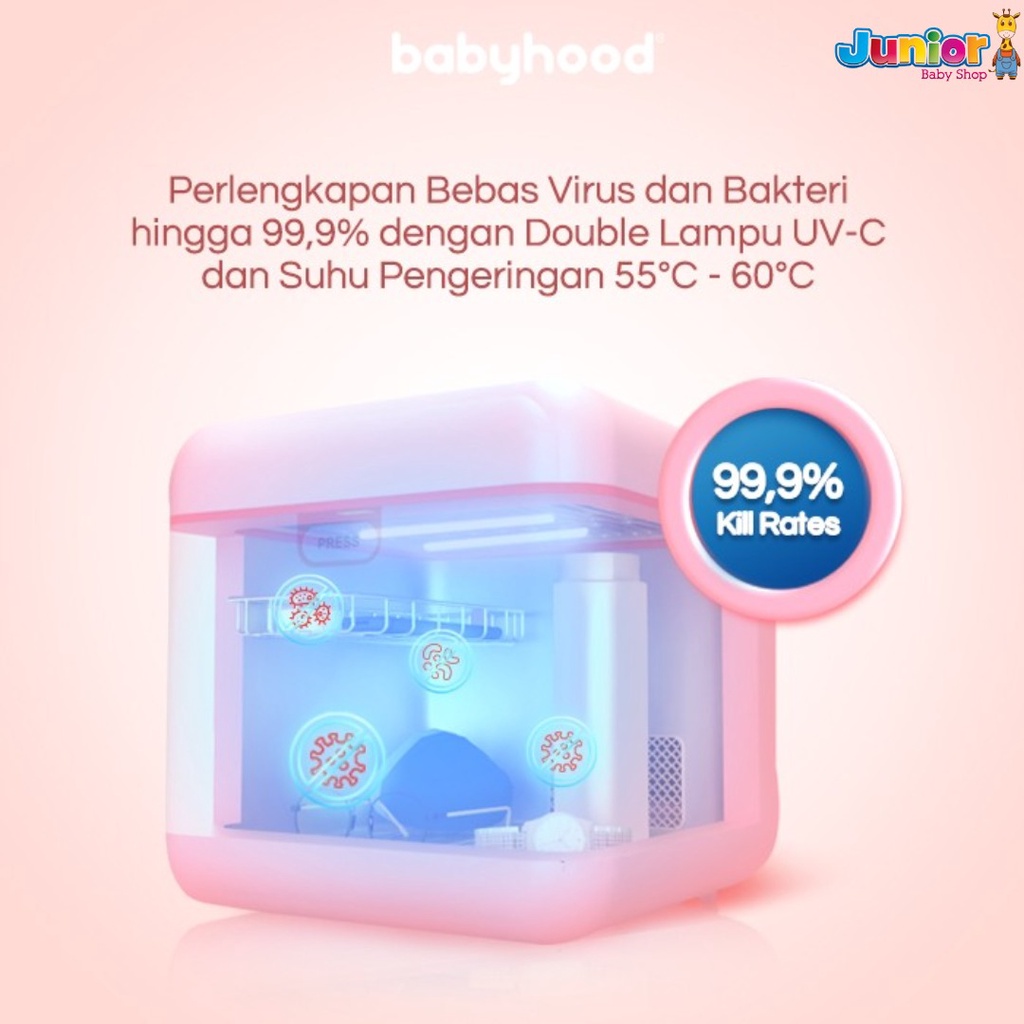 Babyhood UV Disinfection Cabinet Sterilizer With Driyer BB-2001