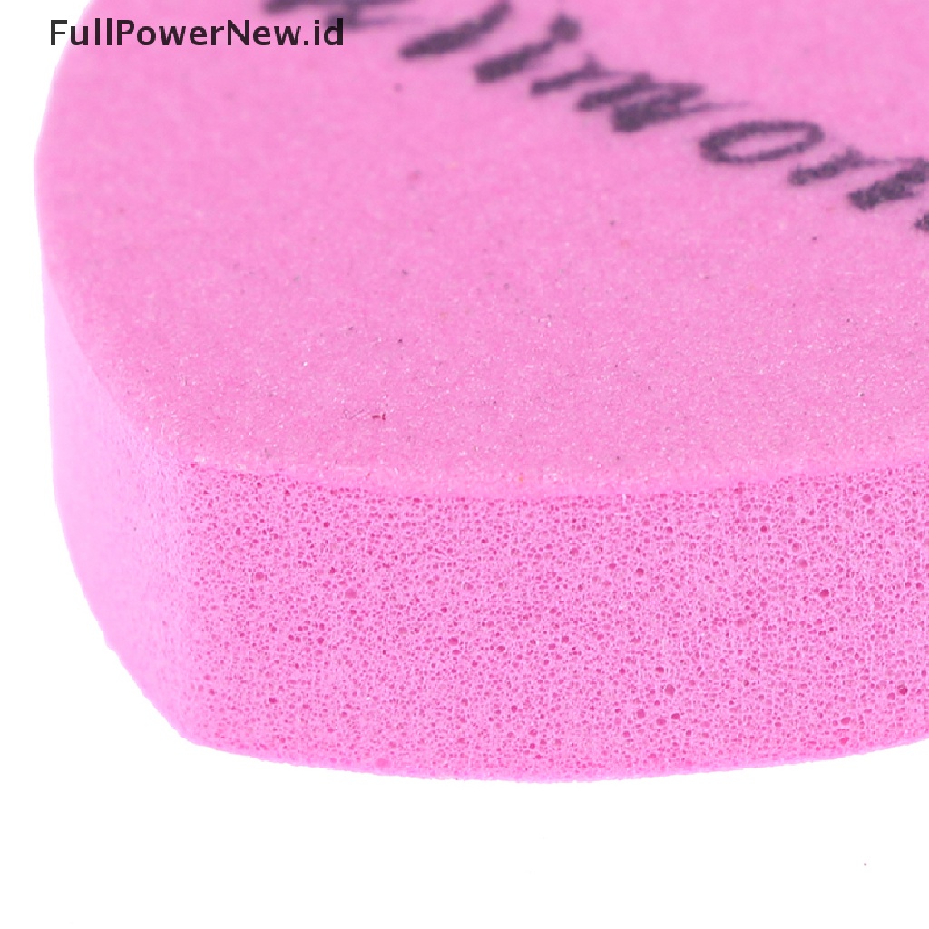 Power 10Pcs Pink Bentuk Hati Kikir Kuku Alat Manicure Nail Emery Board Manicure ID