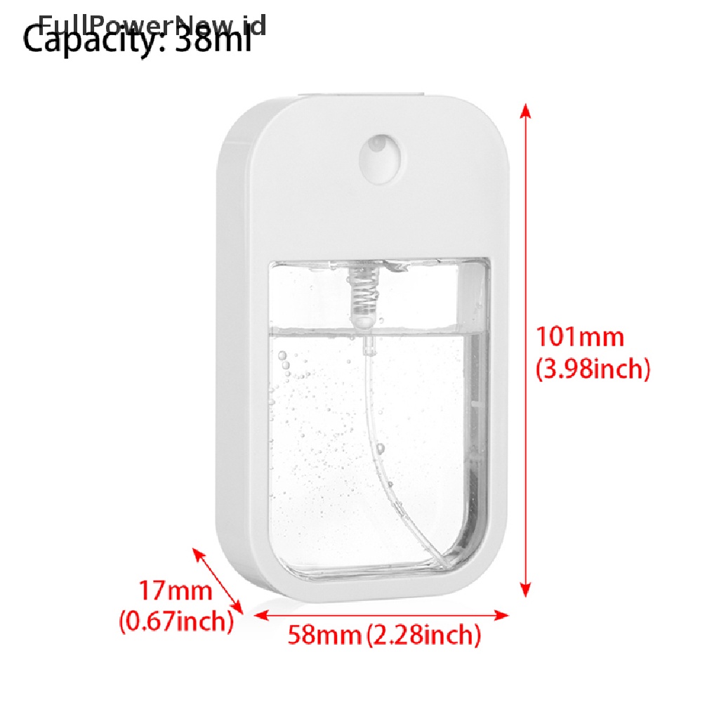 Power Botol Portable High Pressure Fine Mist Bottle Disinfektan ID